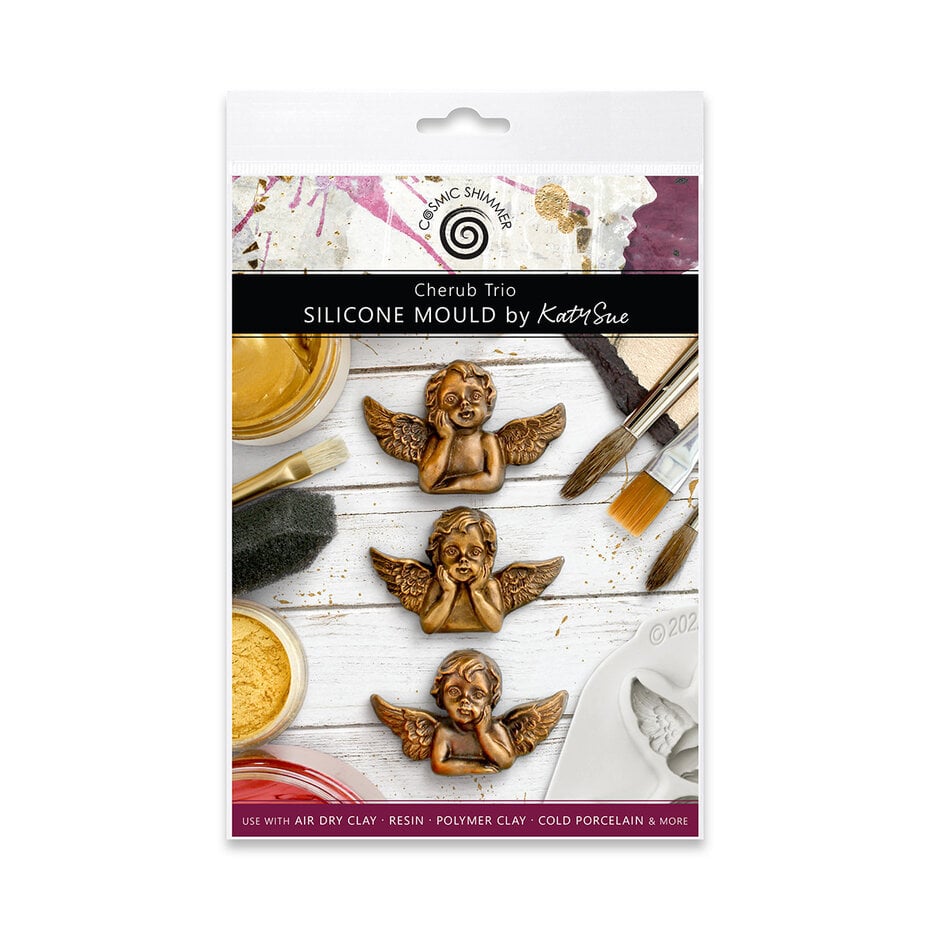 Cosmic Shimmer - Silicone Mould Cherub Trio