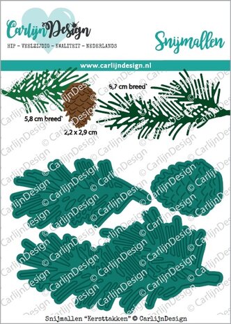 CarlijnDesign Snijmallen Kersttakken CarlijnDesign Snijmallen Kersttakken