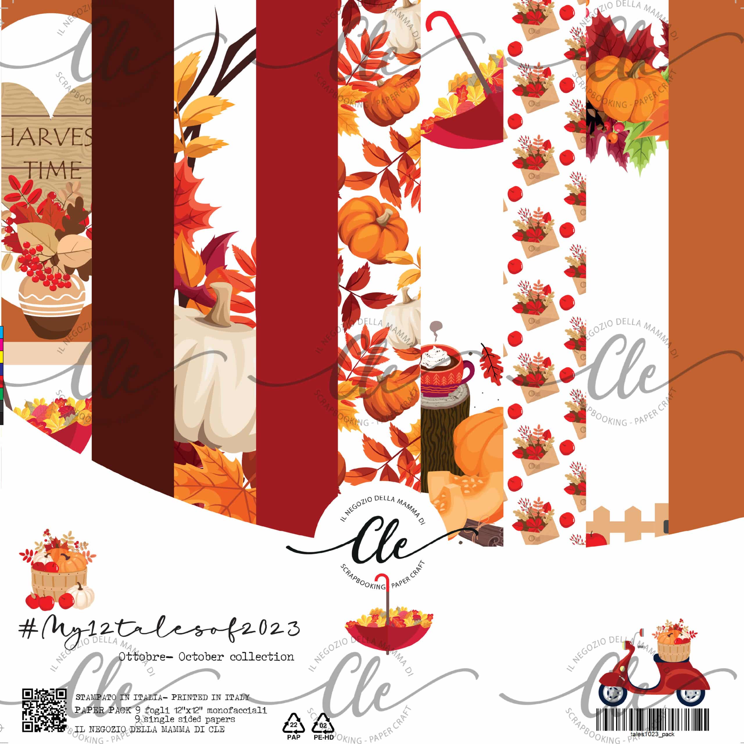 Cle - PAPER PACK- 12X12 – MY 12 TALES OF 2023 – OCTOBER COLLECTION