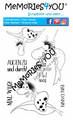 Memories4you A6 Stempel "Cartoon Schnecke" Memories4you A6 Stempel "Cartoon Schnecke"