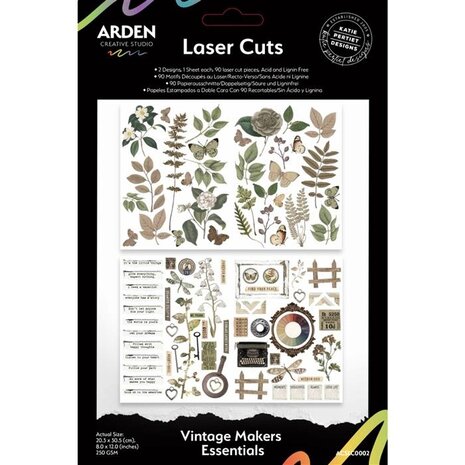 Arden Creative Studio - Vintage Makers Laser Cuts (90pcs)