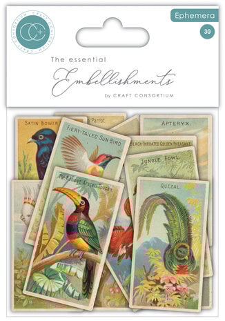 Craft Consortium - The Collector Ephemera Birds (30pcs)