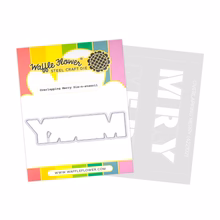 Waffle Flower - Overlapping Merry Die-n-stencil Waffle Flower - Overlapping Merry Die-n-stencil
