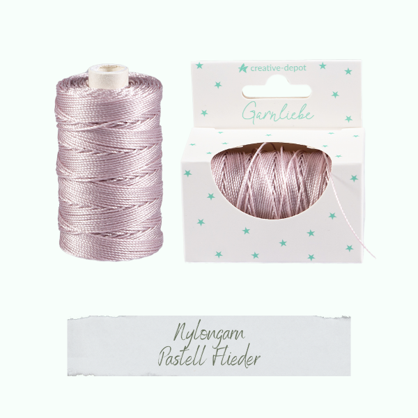 Creative Depot - Nylongarn - Pastell Flieder - Garnliebe  Creative Depot - Nylongarn - Pastell Flieder - Garnliebe