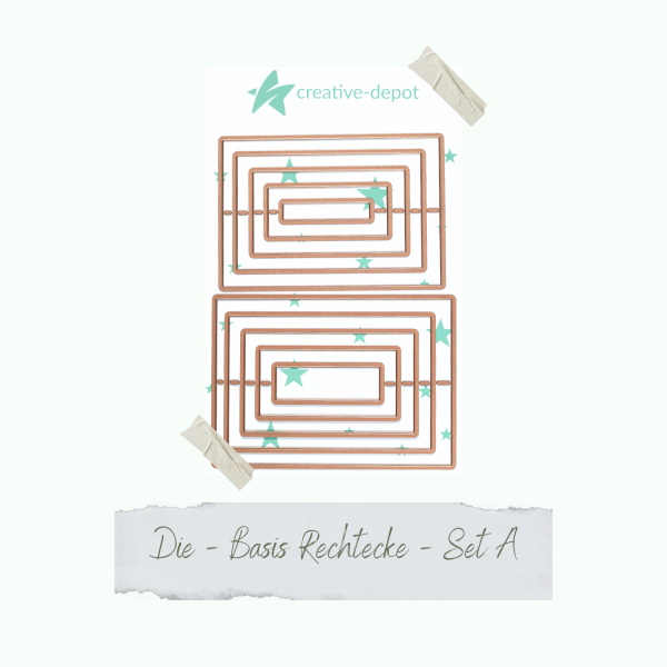 Creative Depot - Die - Basic- Basic Rechtecke- Set A