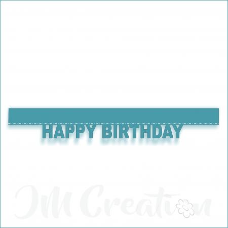 JM Creation - Happy Birthday Kante - Stanzschablone