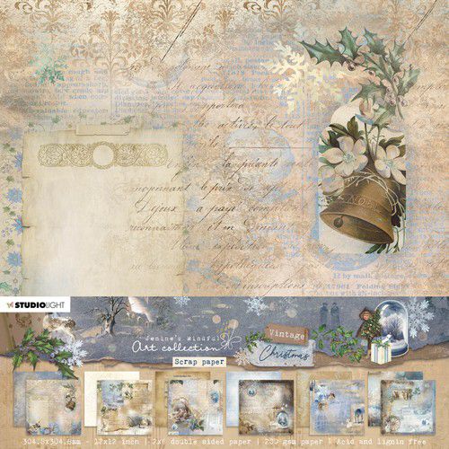Studio Light Paper set Vintage Christmas nr.37