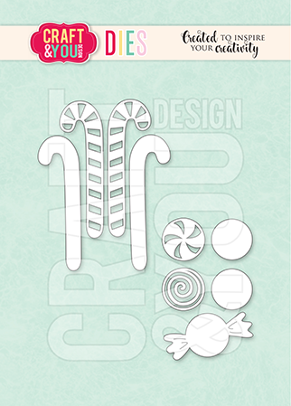 Craft & You - Dies "Candy Canes" 