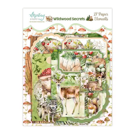 Mintay - Wildwood Secrets 6x8 Inch Paper Elements (27pcs)