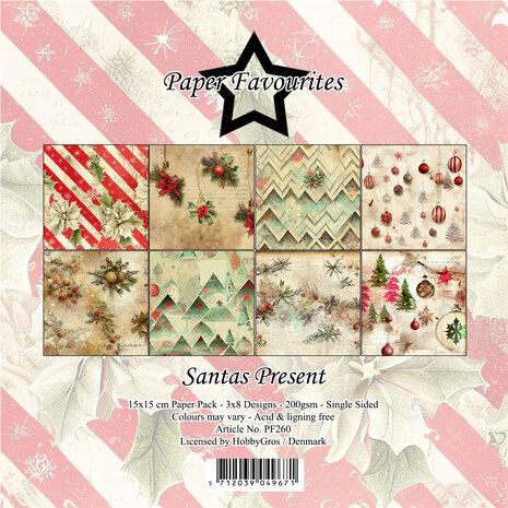Paper Favourites - Santas Present 6x6 Inch Paper Pack