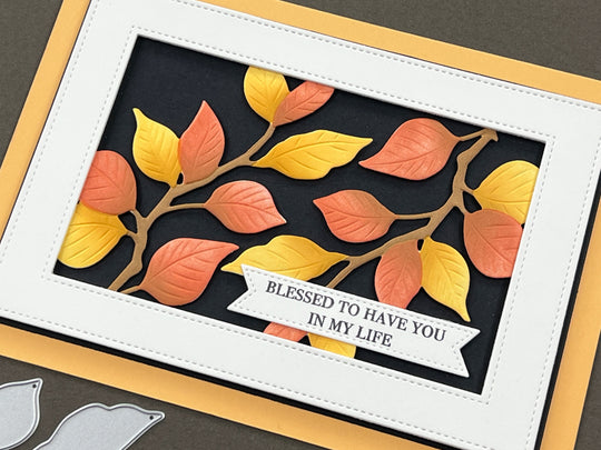 Gina K Designs - BUNDLE- Serene Branches 3D Embossing Folder, Die and Stencil