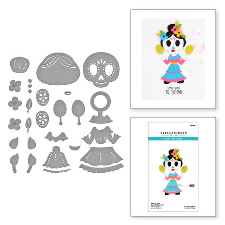 Spellbinders - Dancin' Day of the Dead Girl Etched Dies