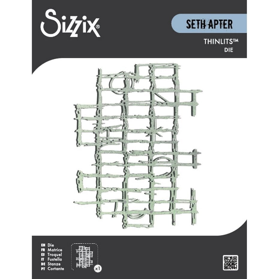 Sizzix - Thinlits Die Set Gridiron (1pcs) by Seth Apter