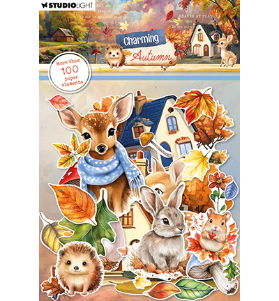 Studio Light - Leaves, animals & houses Charming Autumn nr.28