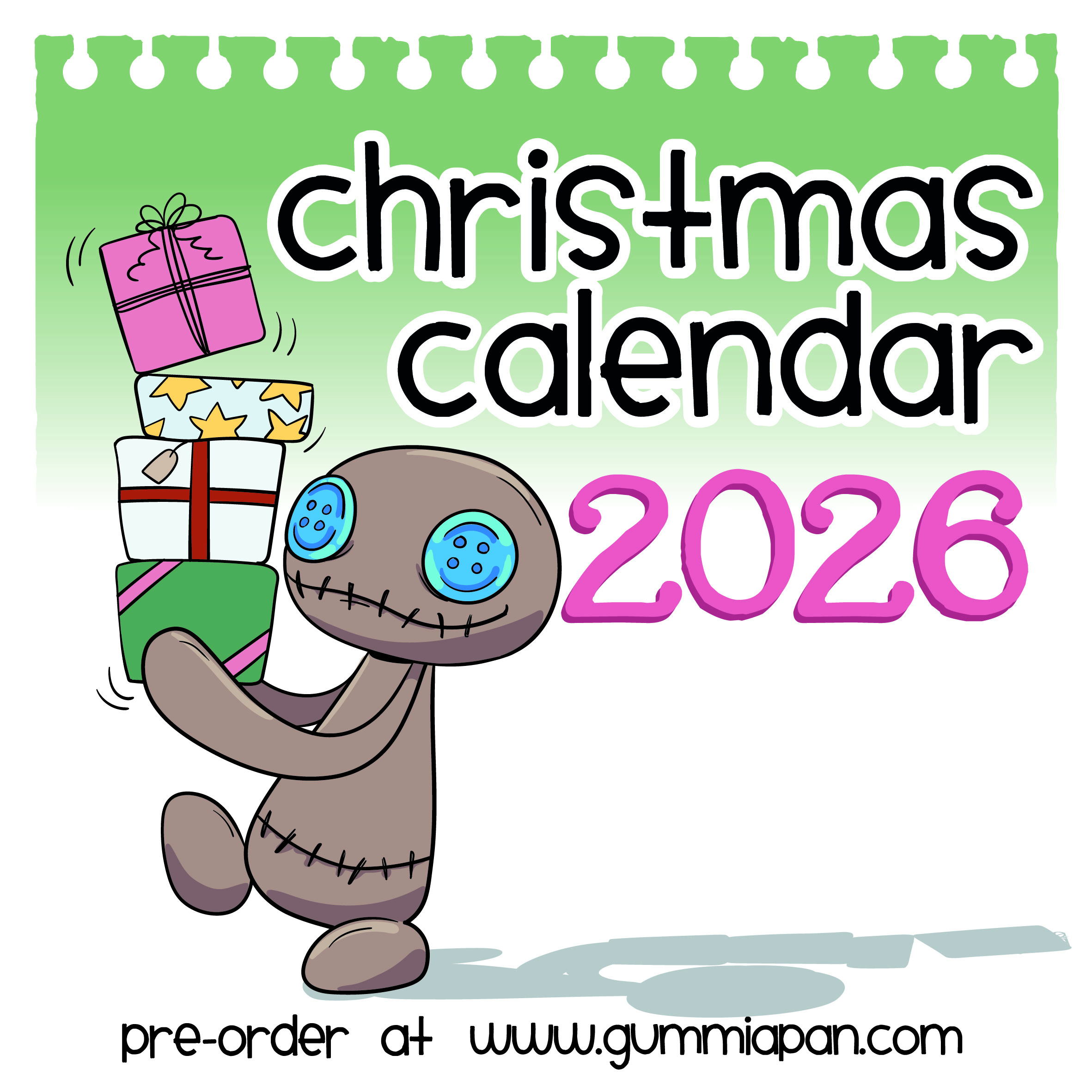 Vorbestellung !!! - Gummiapan - Christmas Calendar 2026
