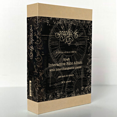 Graphic 45   - Interactive Folio Album w/ Interchangeable Pieces - Kraft