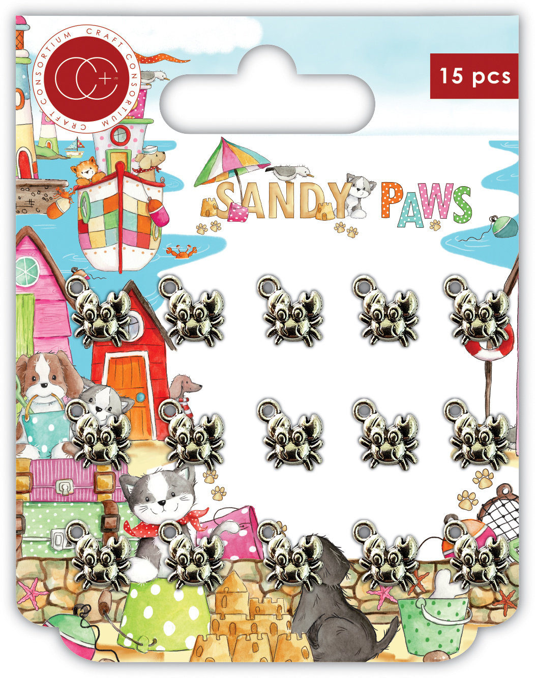 craft-consortium-sandy-paws-little-crabs-metal-cha craft-consortium-sandy-paws-little-crabs-metal-cha