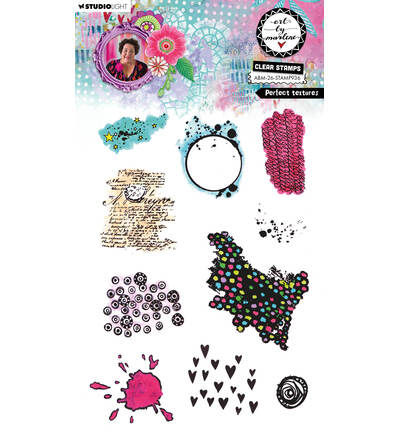 Studio Light - ABM Transparente Stempel – Perfect Textures Art by Marlene Nr. 936