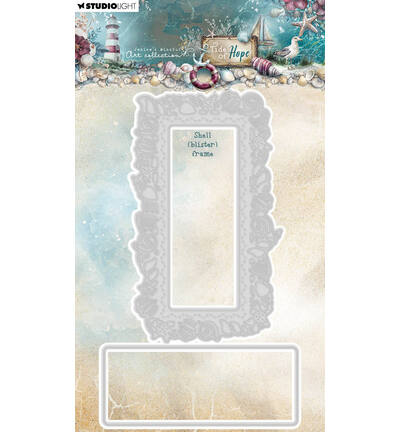 Studio Light - Tide of Hope - Cutting Die - Shell (blister) frame Tide of Hope nr. 1097