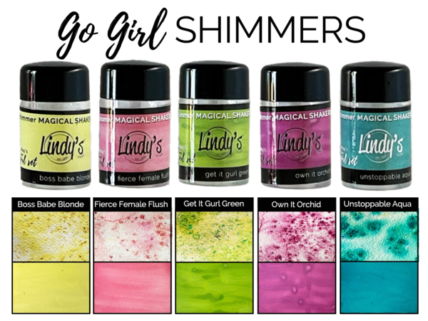 Lindy's Stamp Gang - Go Girl! Shimmers Magical Shaker 2.0 SET Lindy's Stamp Gang - Go Girl! Shimmers Magical Shaker 2.0 SET