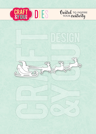 Craft & You - Dies "Santa Claus with a sleigh"