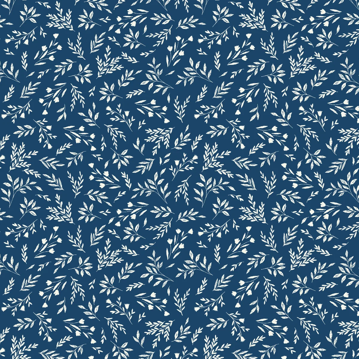 Creative Depot - Designpapier - Zweige auf Dunkelblau