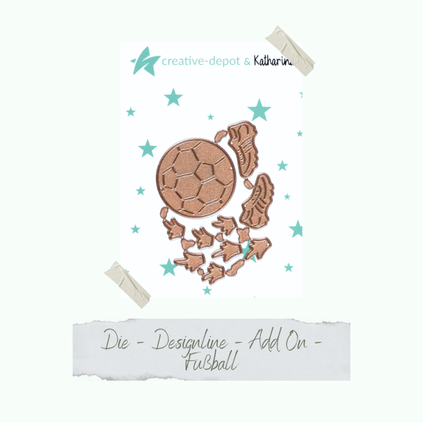 Creative Depot -   Die - Basic Schultüte - Add On - Fußball 