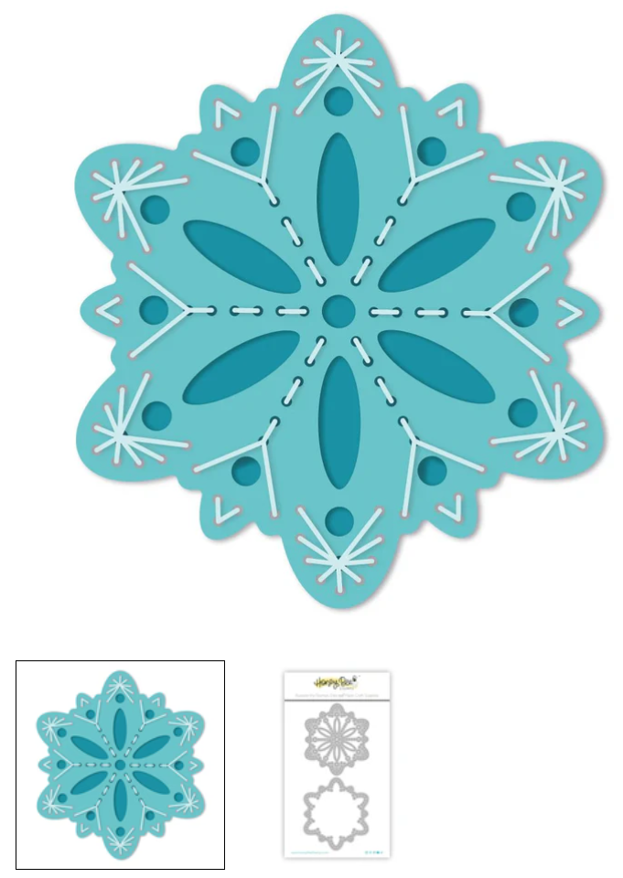 Honey Bee - In Stitches: Snowflake - Honey Cuts - Stand-Alone Dies