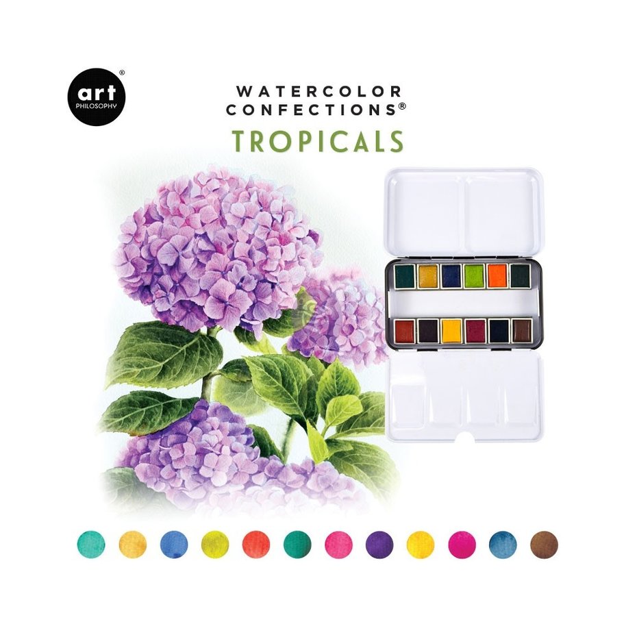 Art Philosophy - Watercolor Confections Tropicals