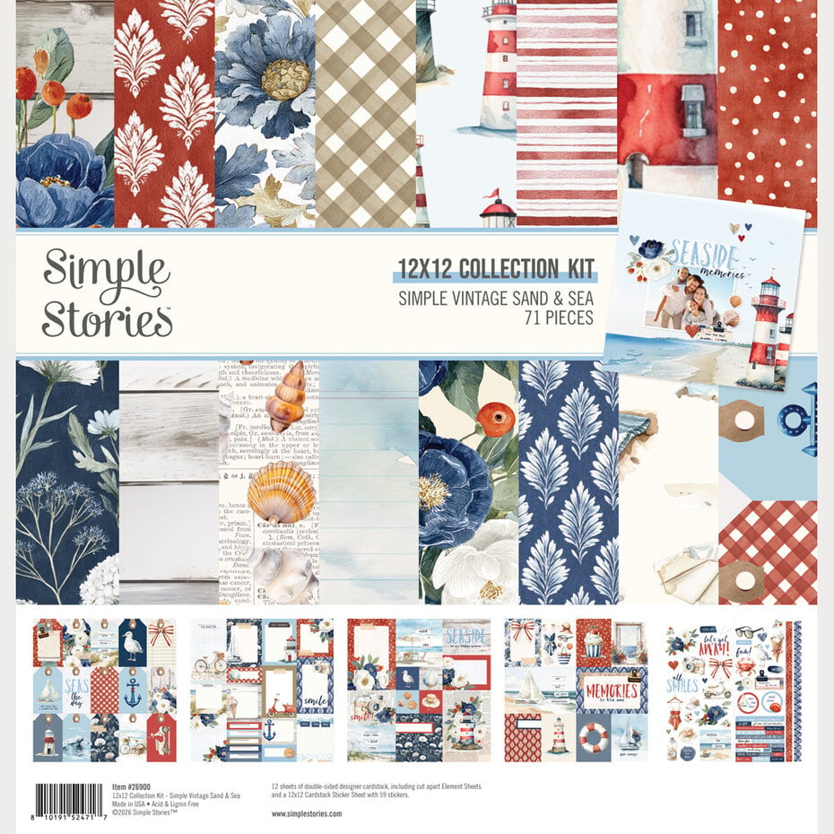 Simple Stories - Simple Vintage Sand & Sea Collection Kit