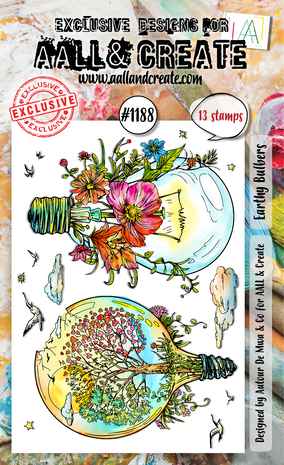 AALL & Create -Stamp Set A6 Earthy Bulbers 