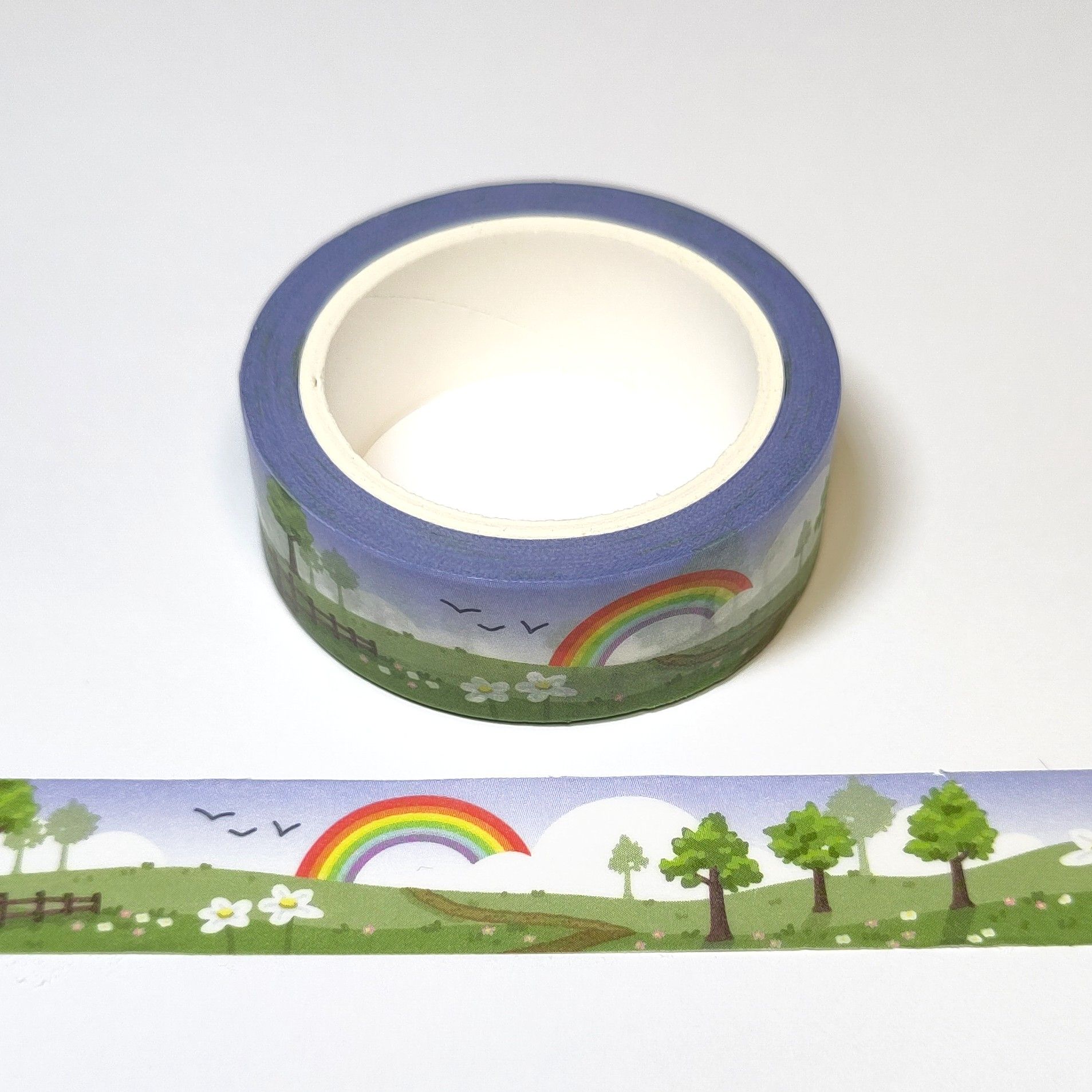 Gummiapan Washitape- Summer Field