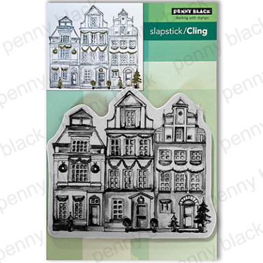 Penny Black - CHRISTMAS TOWN ( CLING RUBBER STAMP) Penny Black - CHRISTMAS TOWN ( CLING RUBBER STAMP)