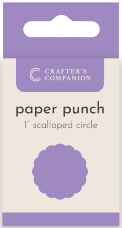 Crafter's Companion - Flower Paper Punches - Scalloped Circle 1"