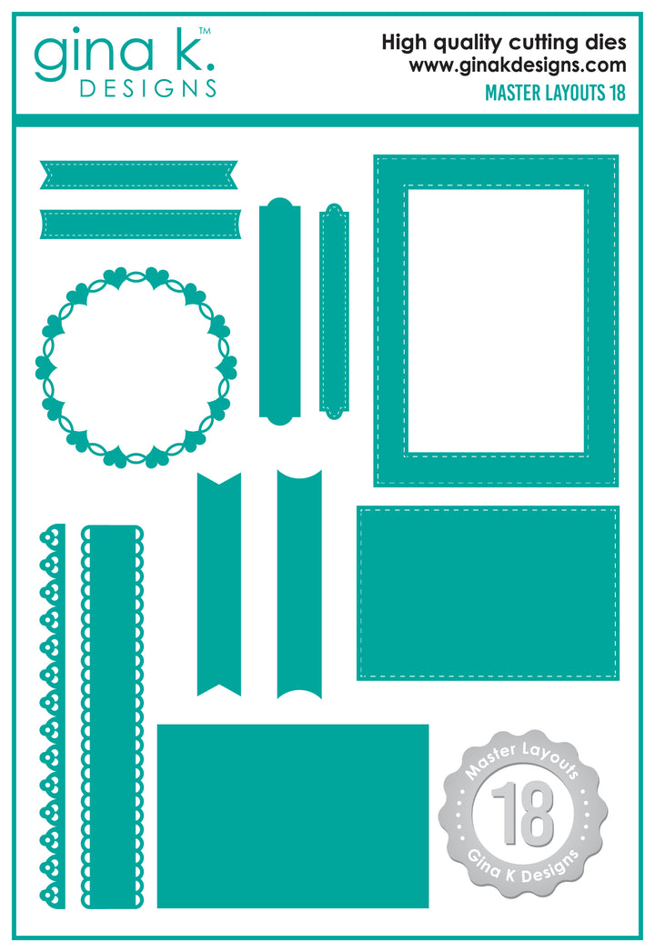 Gina K Designs - DIE- Master Layouts 18 Gina K Designs - DIE- Master Layouts 18