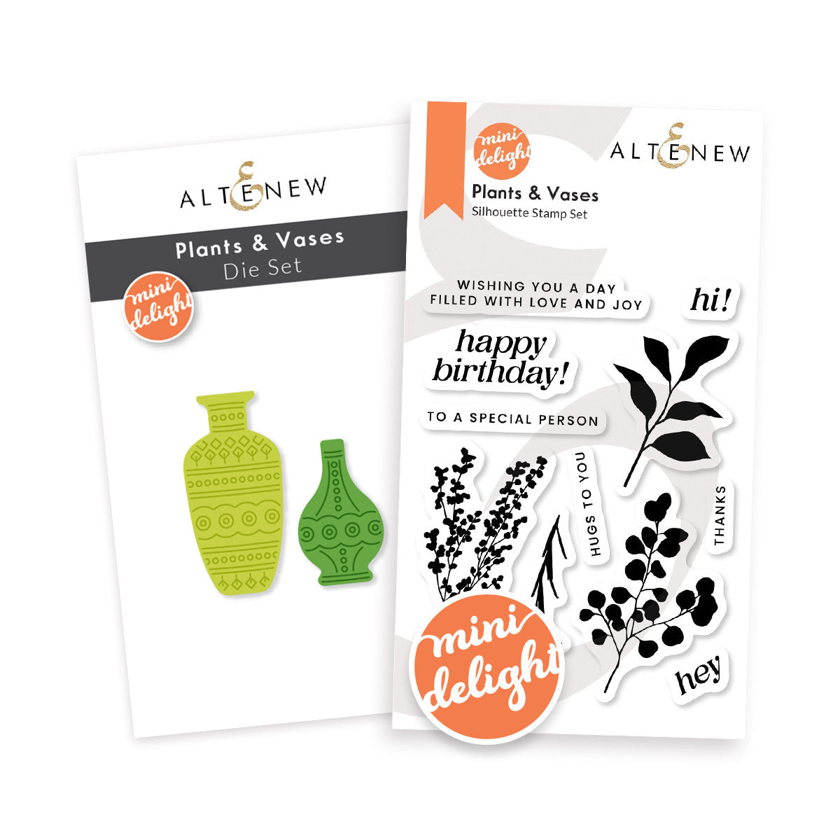 Altenew - Mini Delight: Plants & Vases Stamp & Die Set 