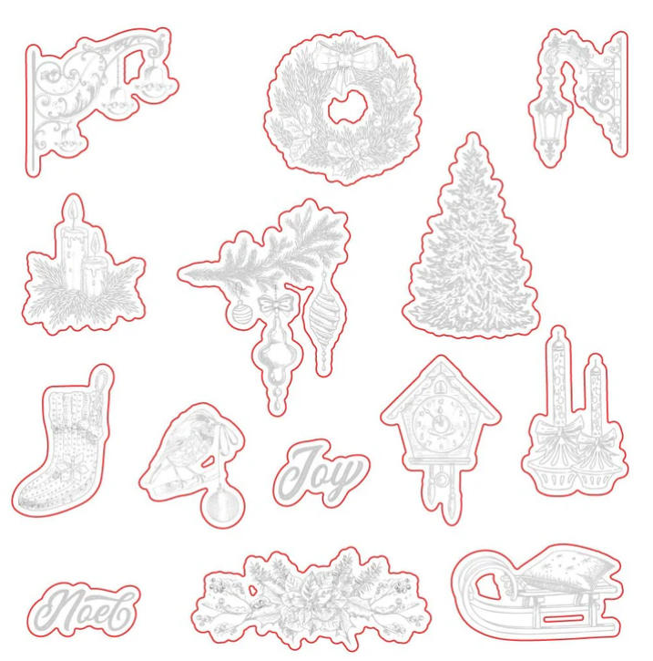 Honey Bee -  Gallery Wall: Holiday - Honey Cuts - Coordinating Dies