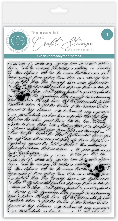 Craft Consortium - The Collector A6 Clear Photopolymer Stamp Set Pen Pal