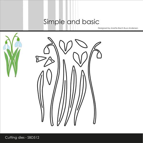 Simple and Basic die "Snowdrop" Simple and Basic die "Snowdrop"