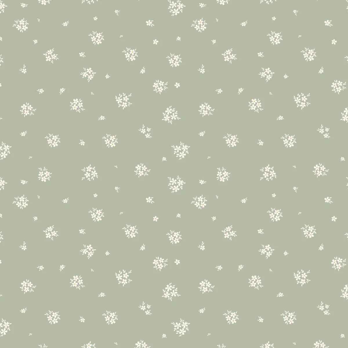 Creative Depot - Designpapier - Streublümchen Altgrün