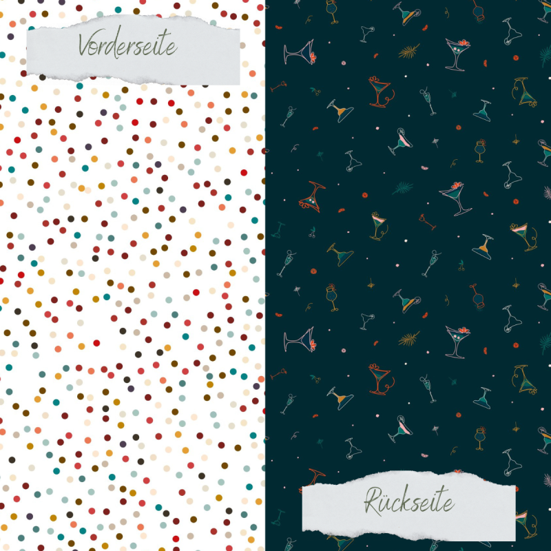 Creative Depot - Designpapier - Cheers - Doppelseitig bedruckt 