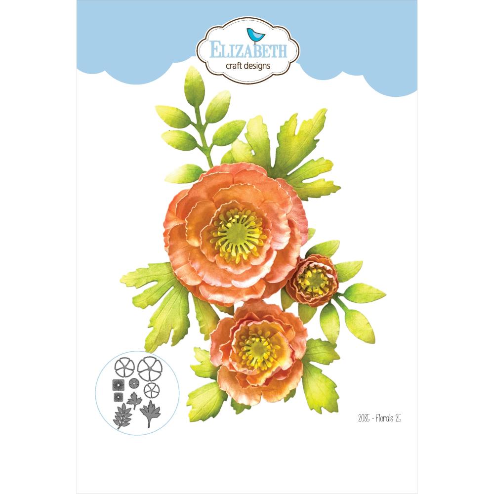 Elizabeth Craft Metal Die - Florals 25 