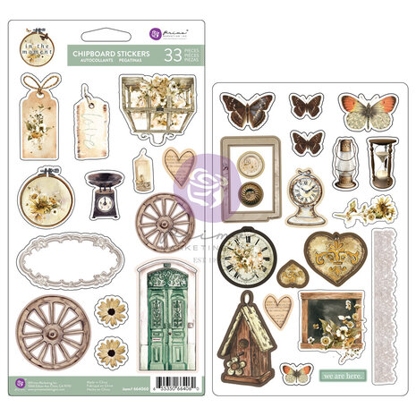 Prima Marketing - In The Moment Chipboard Stickers (33pcs) 