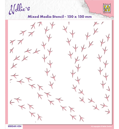 Nellie Choice Stencil- Birdfeet