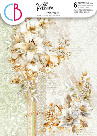 Ciao Bella - Blessing Day A4 Vellum Paper Patterns (6pcs) 