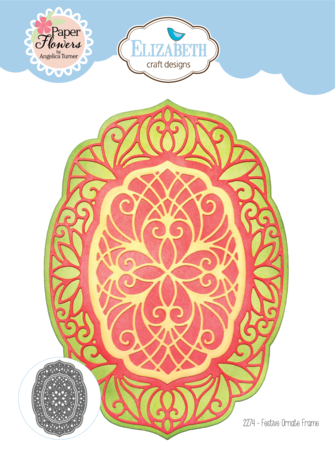 Elizabeth Craft  - Festive Holly Die Festive Ornate Frame
