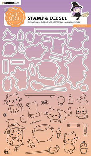 Studio Light Stamp & Cutting Die Sweet Stories nr.72