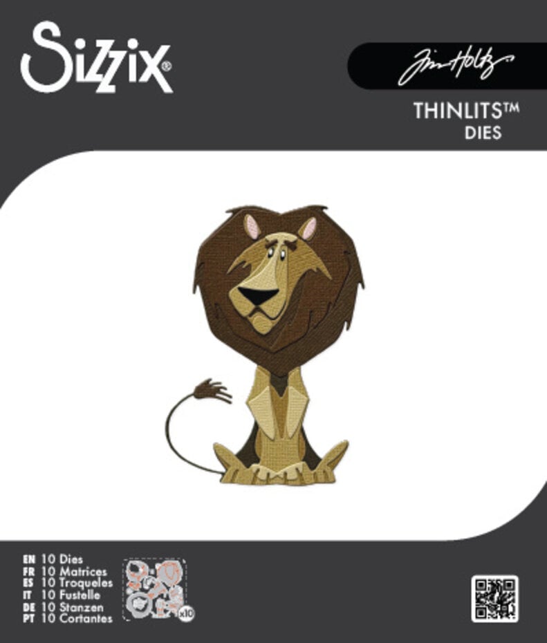 Sizzix - Thinlits Mini Colorize Die Harrison (10pcs) by Tim Holtz