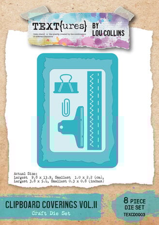 TEXT(ures) - Beneath the Brambles Craft Die Set Clipboard Coverings Vol.II