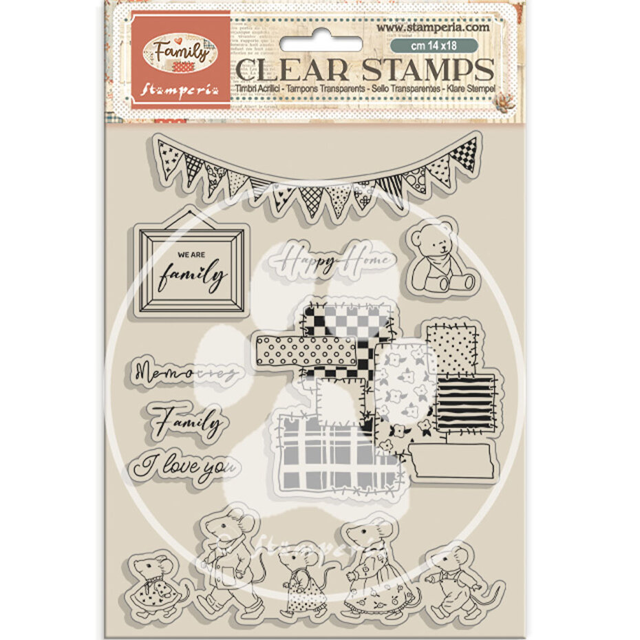 Stamperia - Family Clear Stamp Party